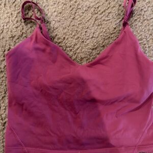 Lululemon align Magenta Crop Cami Top